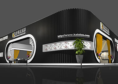 上海墻紙展會搭建,凱瑟琳壁紙展位設計裝修