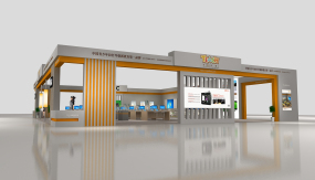 Teach創新學園成都3D打印大型展臺設計效果圖