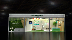 食品展臺設(shè)計(jì),仟吉西餅食品展臺設(shè)計(jì)效果圖