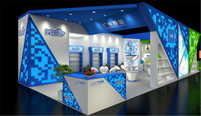 玩具展臺設計,廣東凱迪嬰童玩具展臺設計效果圖