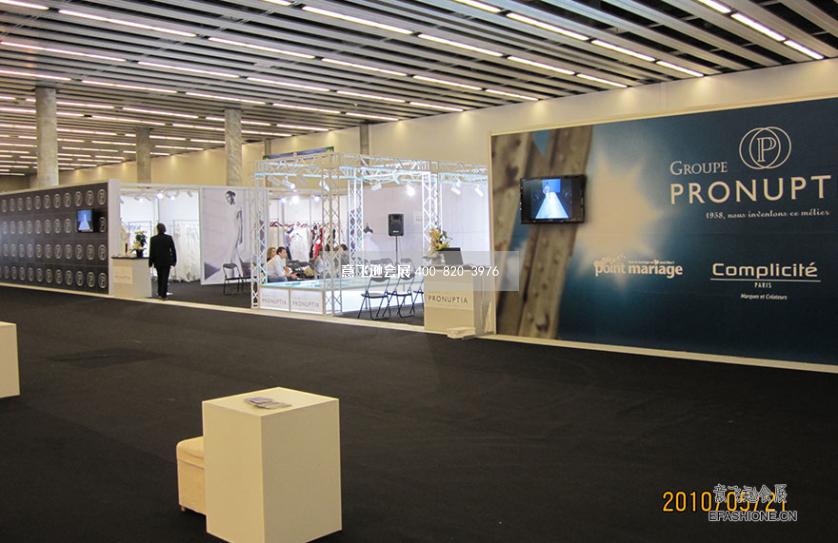 法國pronuptia展臺設計搭建,巴塞羅那婚紗展臺搭建