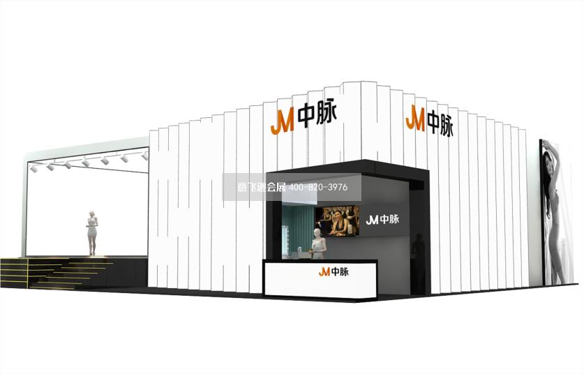 深圳內衣展中脈美體內衣展臺設計效果圖