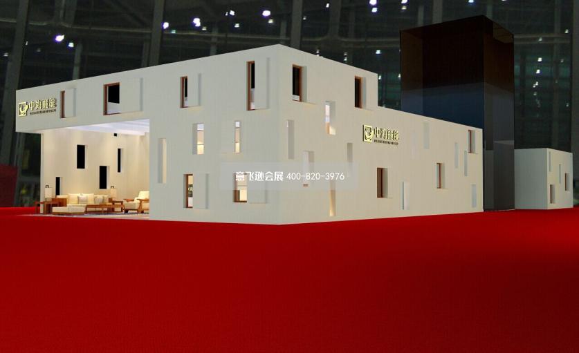 家具展中海飛龍大型展臺設計效果圖