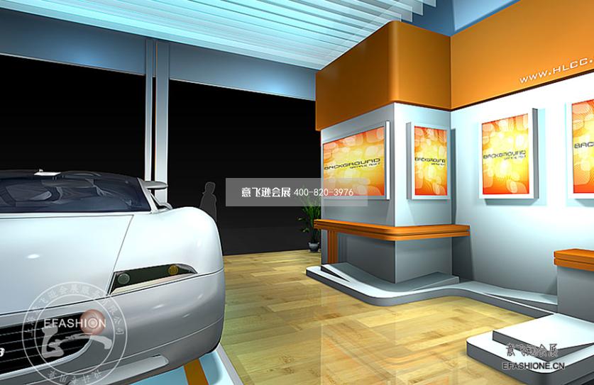 韓國韓華上海法蘭克福汽配展展臺設計搭建