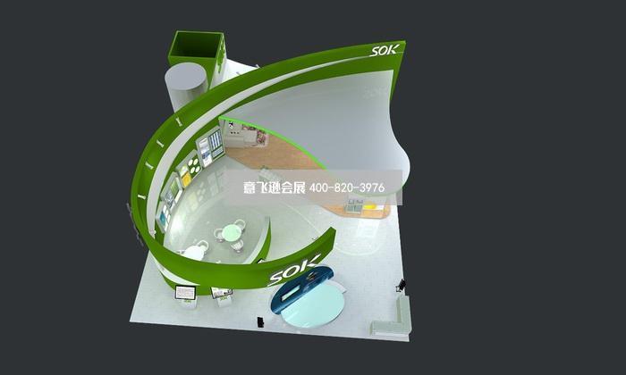 家電展展臺設計,錦力電器家電展臺設計效果圖