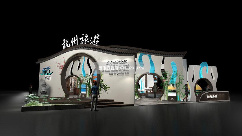 杭州旅游展展臺設(shè)計(jì),杭州展位杭州旅游展臺設(shè)計(jì)效果圖