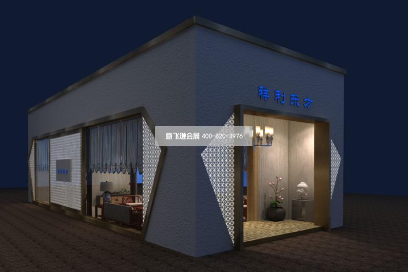 文博會展臺設計,祥利東方文博會展臺設計效果圖
